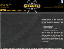 Tablet Screenshot of gearheadshaircuts.com